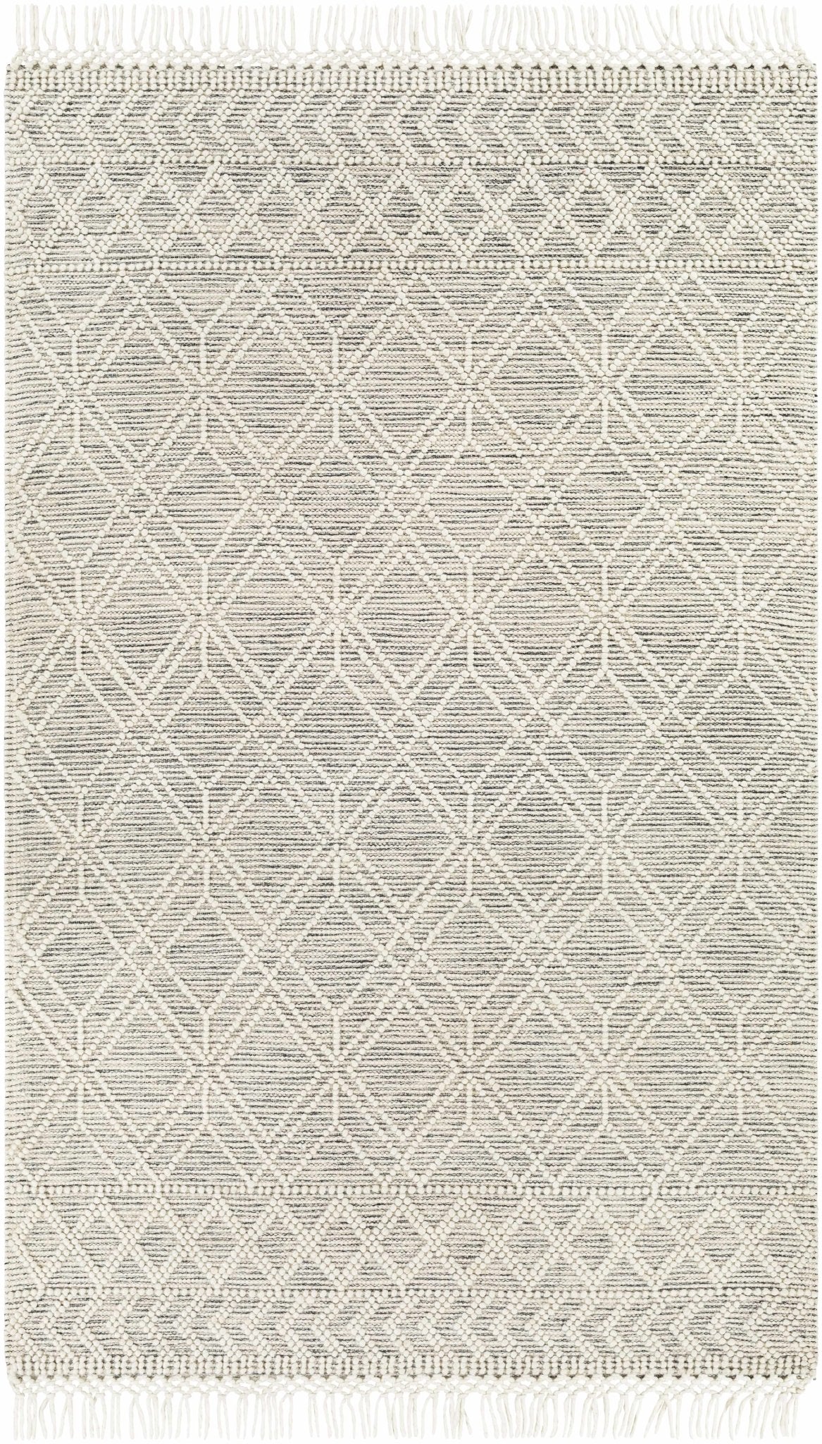 Ossun Wool Rug with Tassels - Quahog Bay Bedding