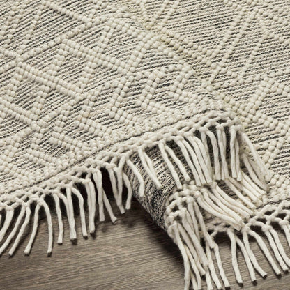 Ossun Wool Rug with Tassels - Quahog Bay Bedding
