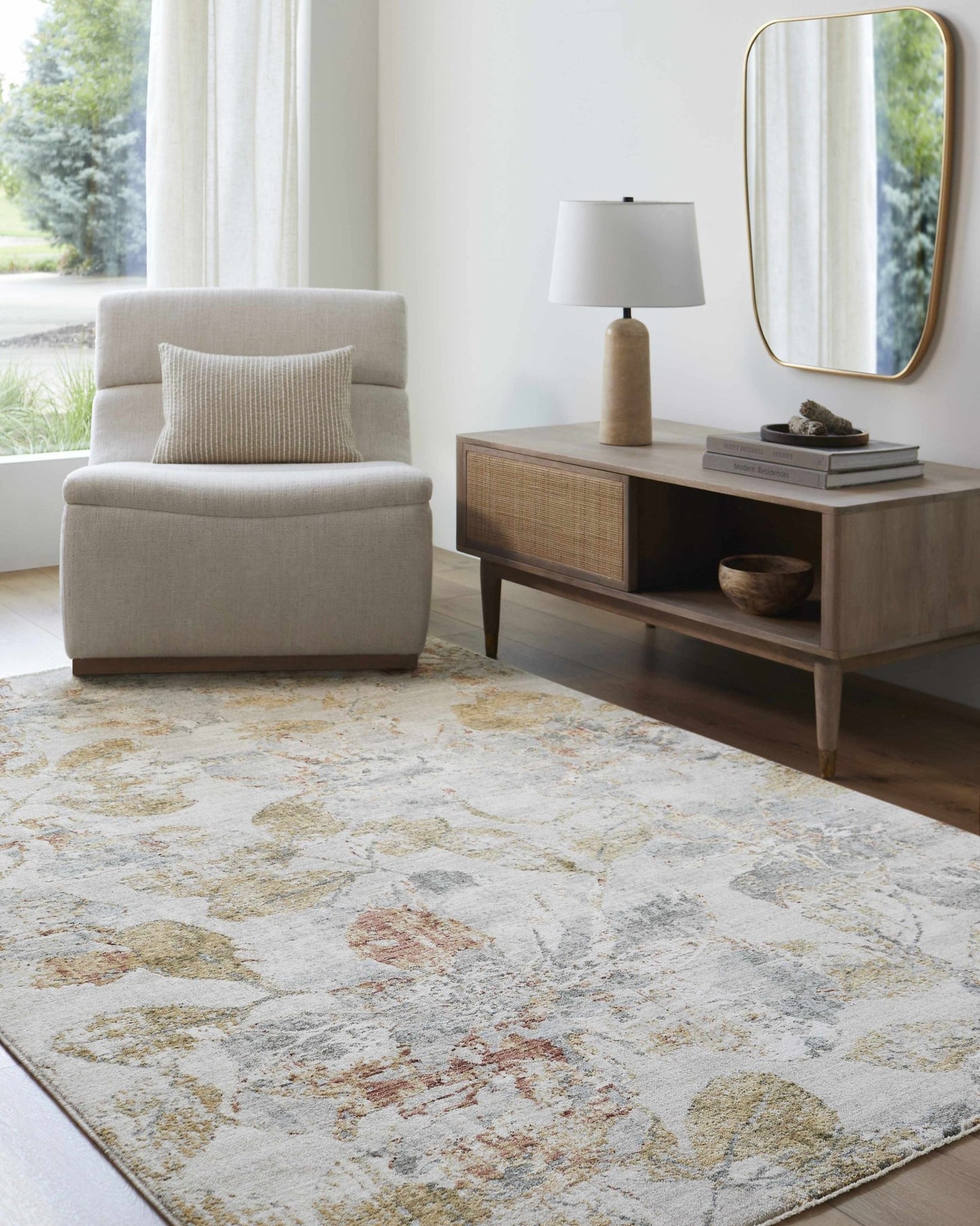 Ouida Floral Rug - Quahog Bay Bedding