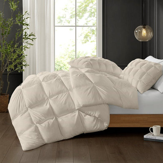 Overfilled Down Alternative Comforter - Tan - Quahog Bay Bedding