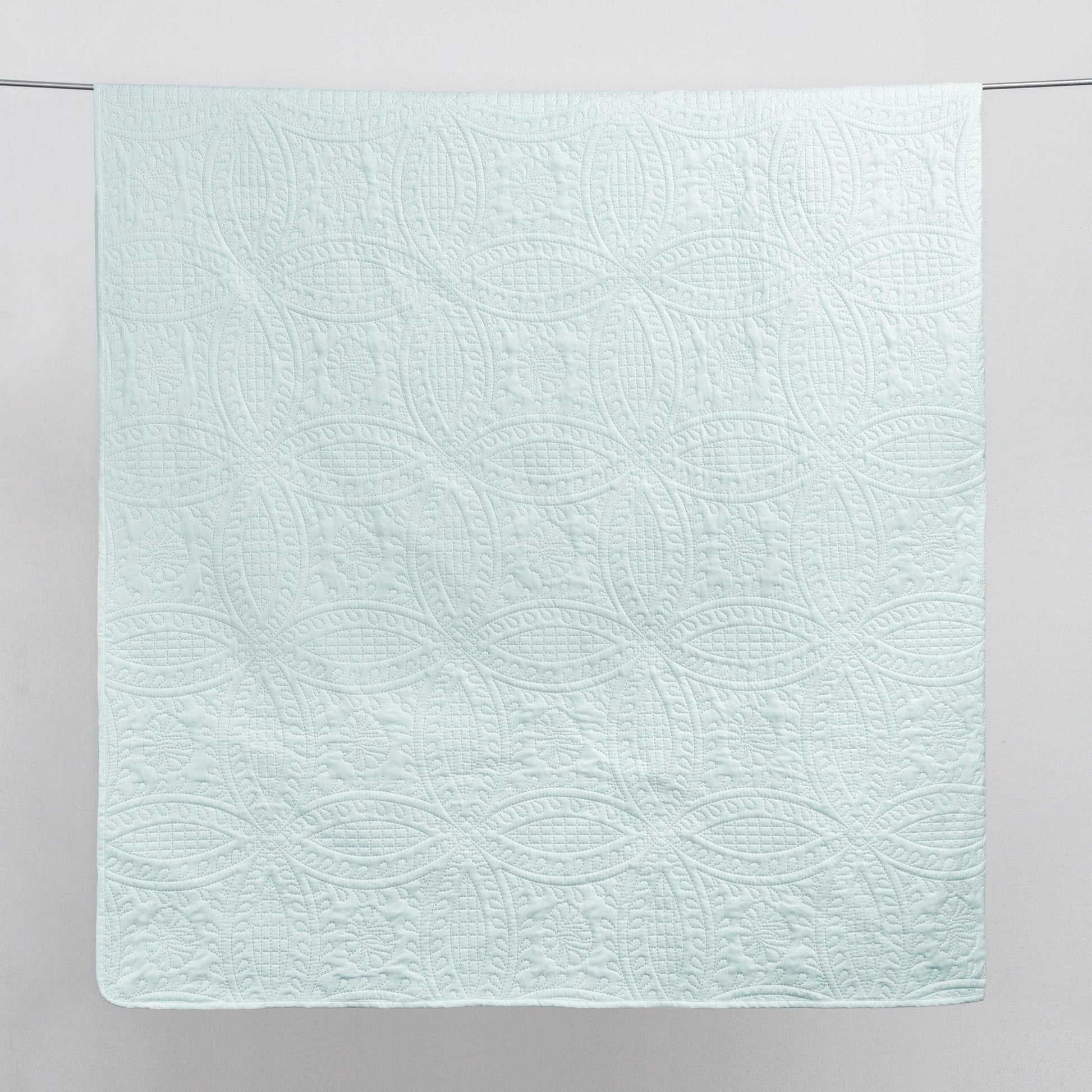 Oversized Coastal Medallion Quilt Set - Coastal Quilts - Quahog Bay Bedding