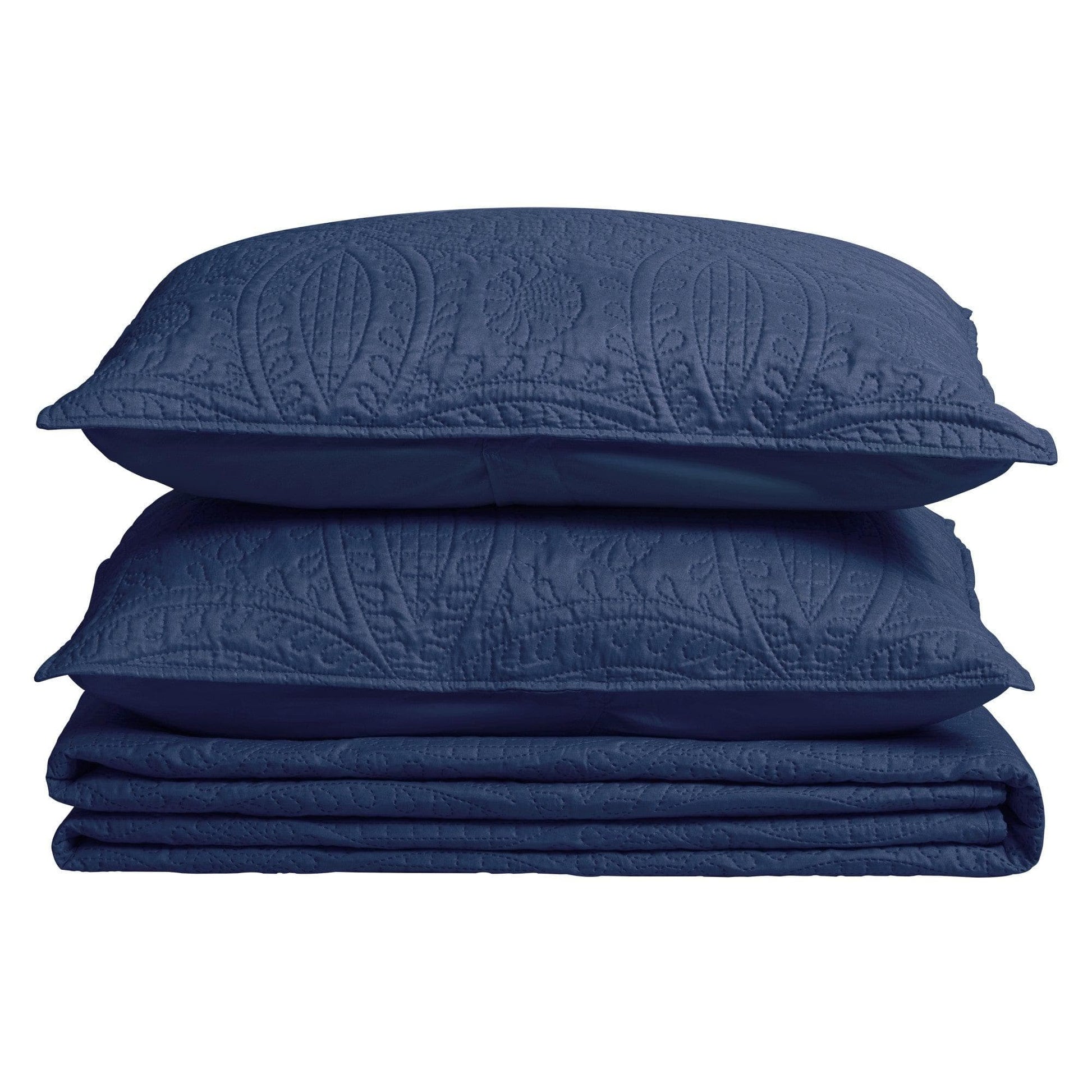 Oversized Coastal Medallion Quilt Set - Coastal Quilts - Quahog Bay Bedding