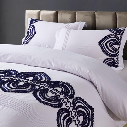 Padma Embroidered Duvet Set - Quahog Bay Bedding