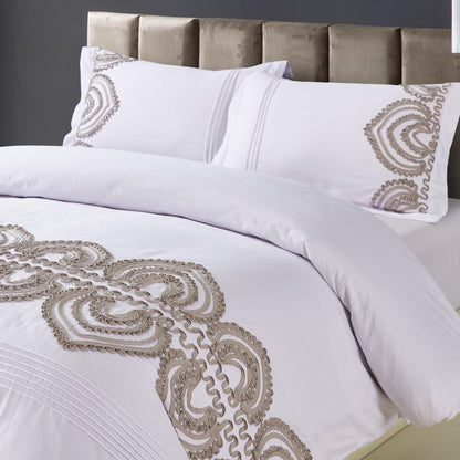 Padma Embroidered Duvet Set - Quahog Bay Bedding