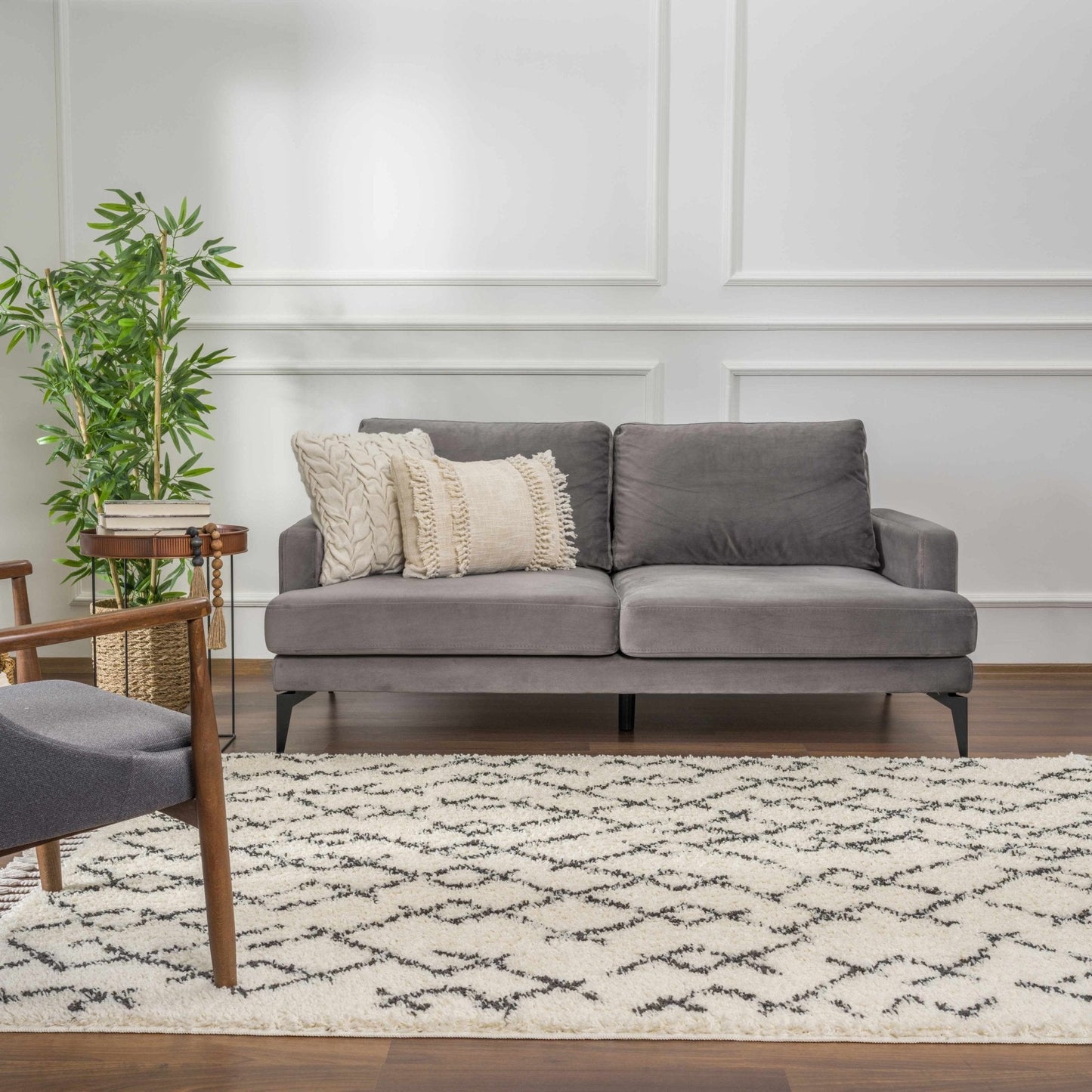 Pahala Moroccan Shag Area Rug - Clearance - Quahog Bay Bedding
