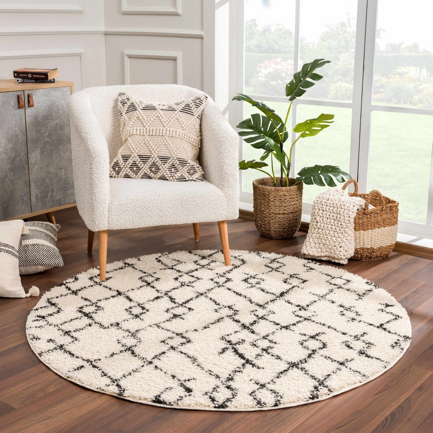 Pahala Moroccan Shag Area Rug - Clearance - Quahog Bay Bedding