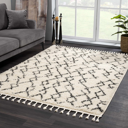 Pahala Moroccan Shag Area Rug - Clearance - Quahog Bay Bedding