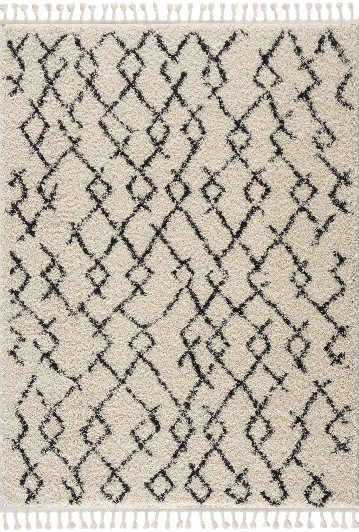 Pahala Moroccan Shag Area Rug - Clearance - Quahog Bay Bedding