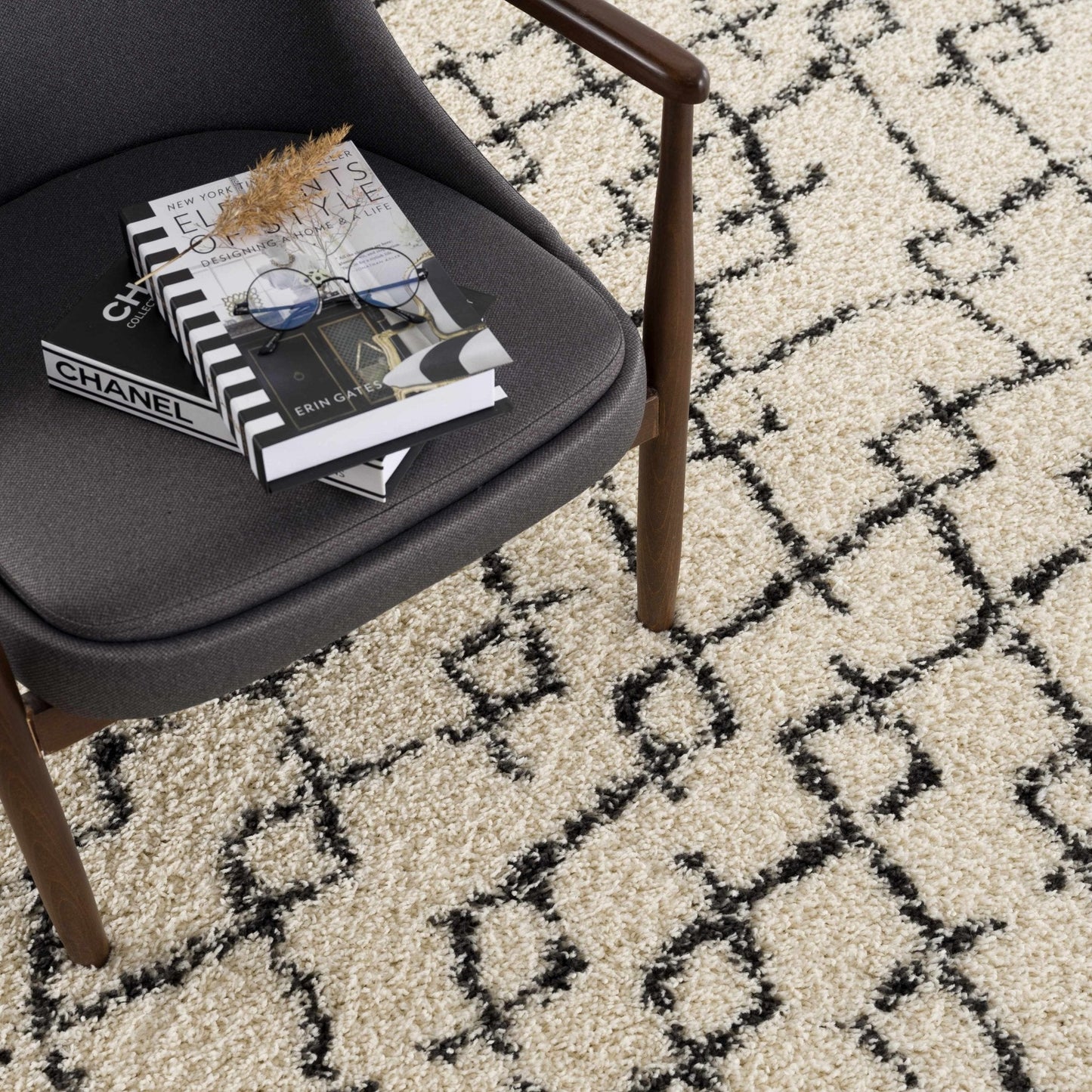 Pahala Moroccan Shag Area Rug - Clearance - Quahog Bay Bedding