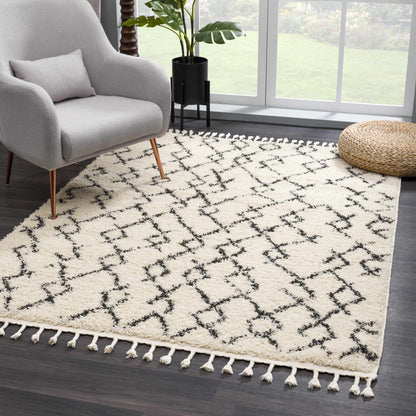 Pahala Moroccan Shag Area Rug - Clearance - Quahog Bay Bedding