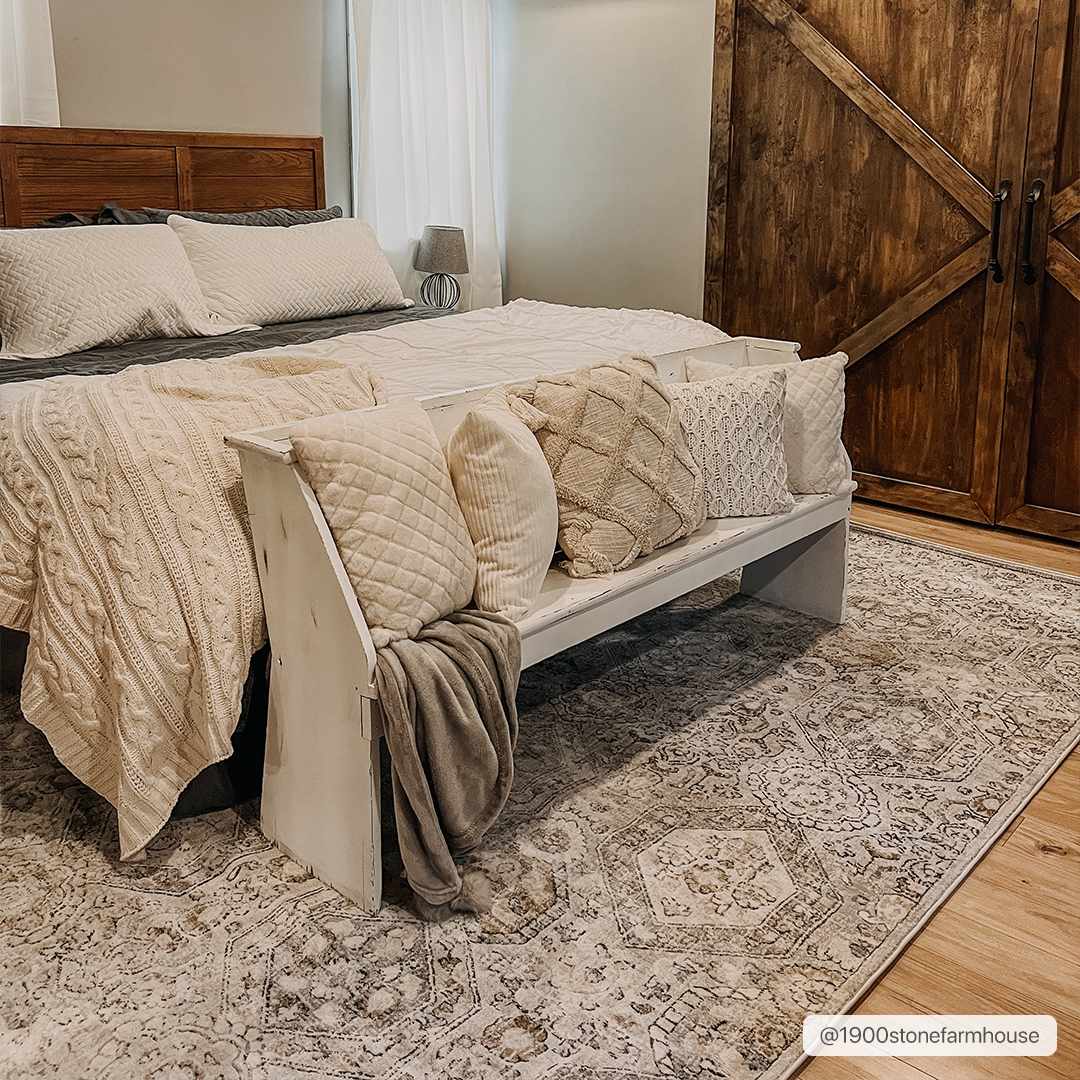 Parkerfield Area Rug - Moroccan Farmhouse Rug | Elegant Patterns - Quahog Bay Bedding