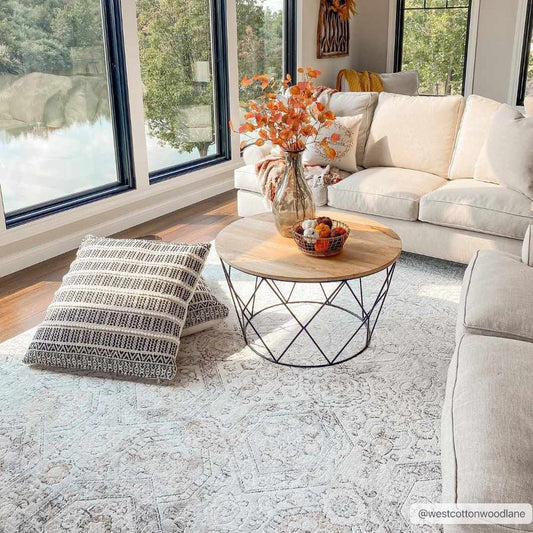 Parkerfield Area Rug - Moroccan Farmhouse Rug | Elegant Patterns - Quahog Bay Bedding