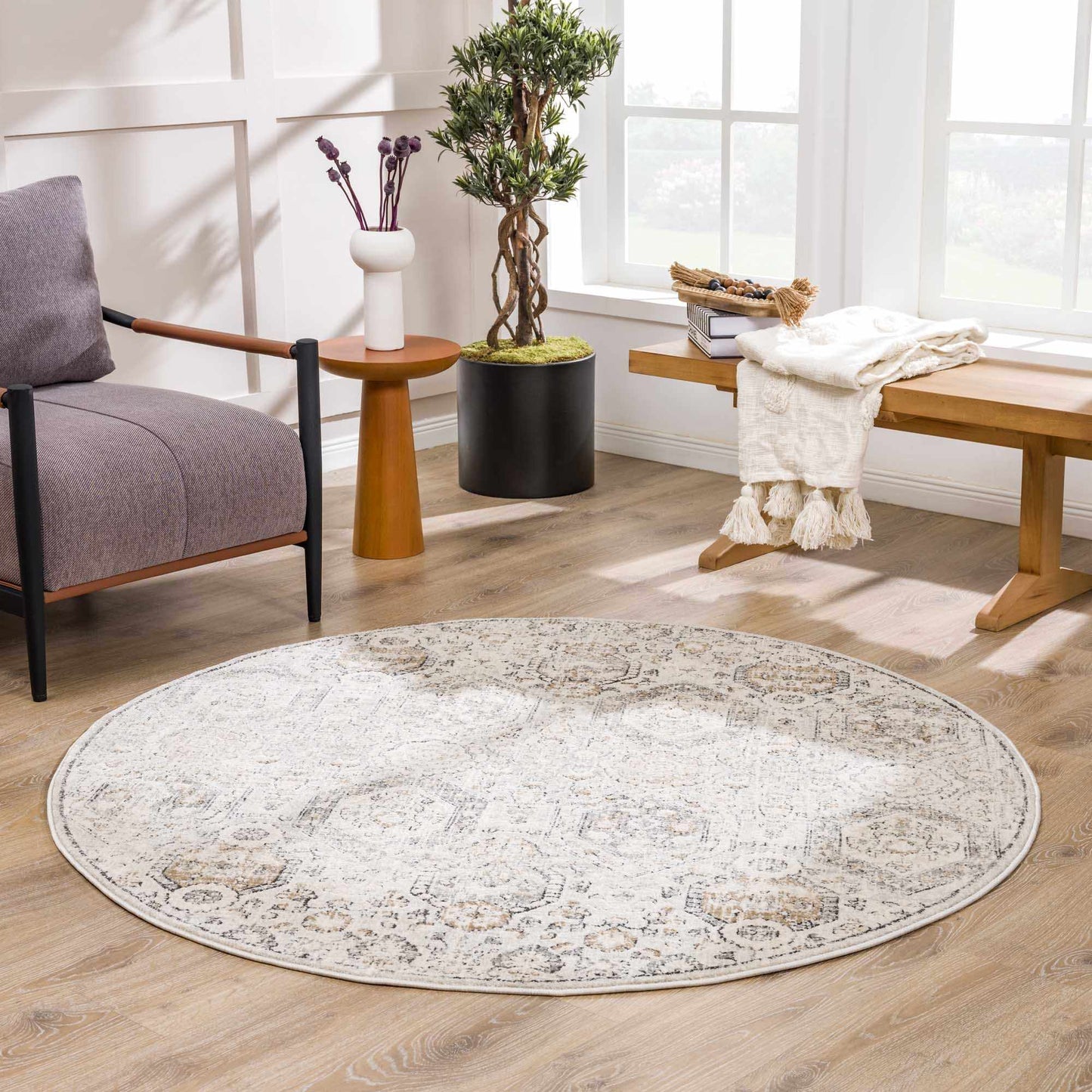 Parkerfield Area Rug - Moroccan Farmhouse Rug | Elegant Patterns - Quahog Bay Bedding
