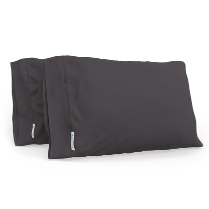 QuickZip Pillowcases (Pair) - 400TC 100% Cotton Percale