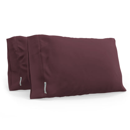 QuickZip Pillowcases (Pair) - 400TC 100% Cotton Percale