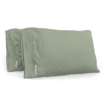QuickZip Pillowcases (Pair) - 400TC 100% Cotton Percale