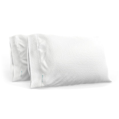 QuickZip Pillowcases (Pair) - Cotton/Poly Comfort Core, Wrinkle-Free