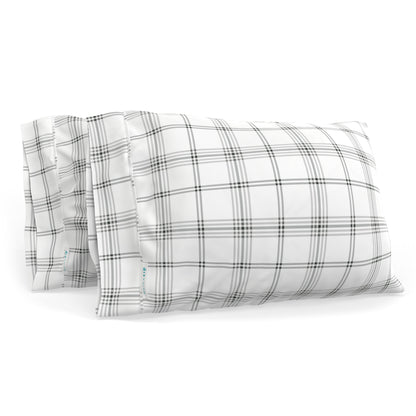 QuickZip Pillowcases (Pair) - Twilluxe Flannel, Soft Brushed Cotton