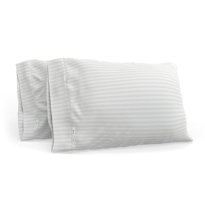 QuickZip Pillowcases (Pair) - Cotton/Poly Comfort Core, Wrinkle-Free