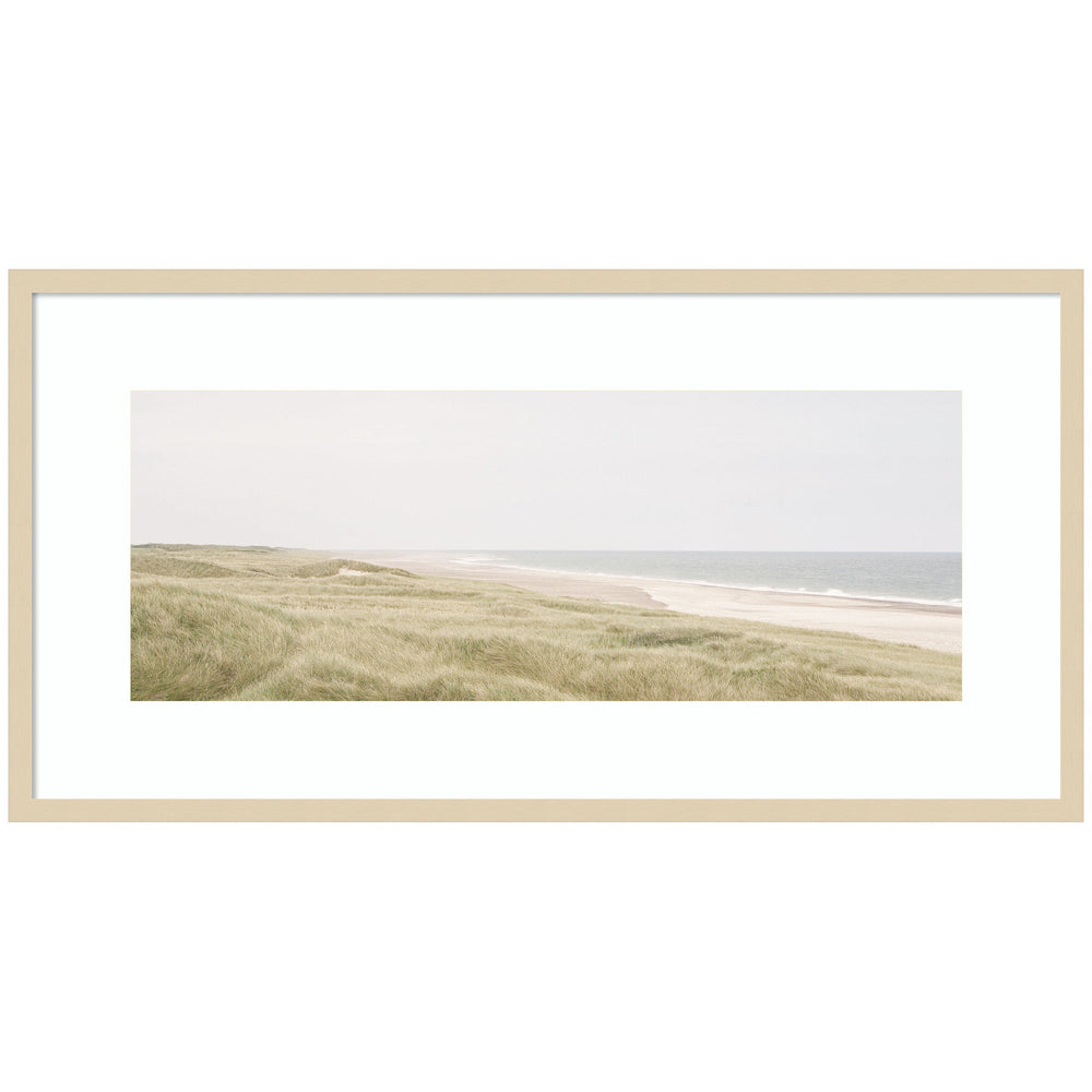 Peaceful and Serene Coastal Landscape by The Creative Bunch Studio Framed Wall Art Print - Quahog Bay Bedding
