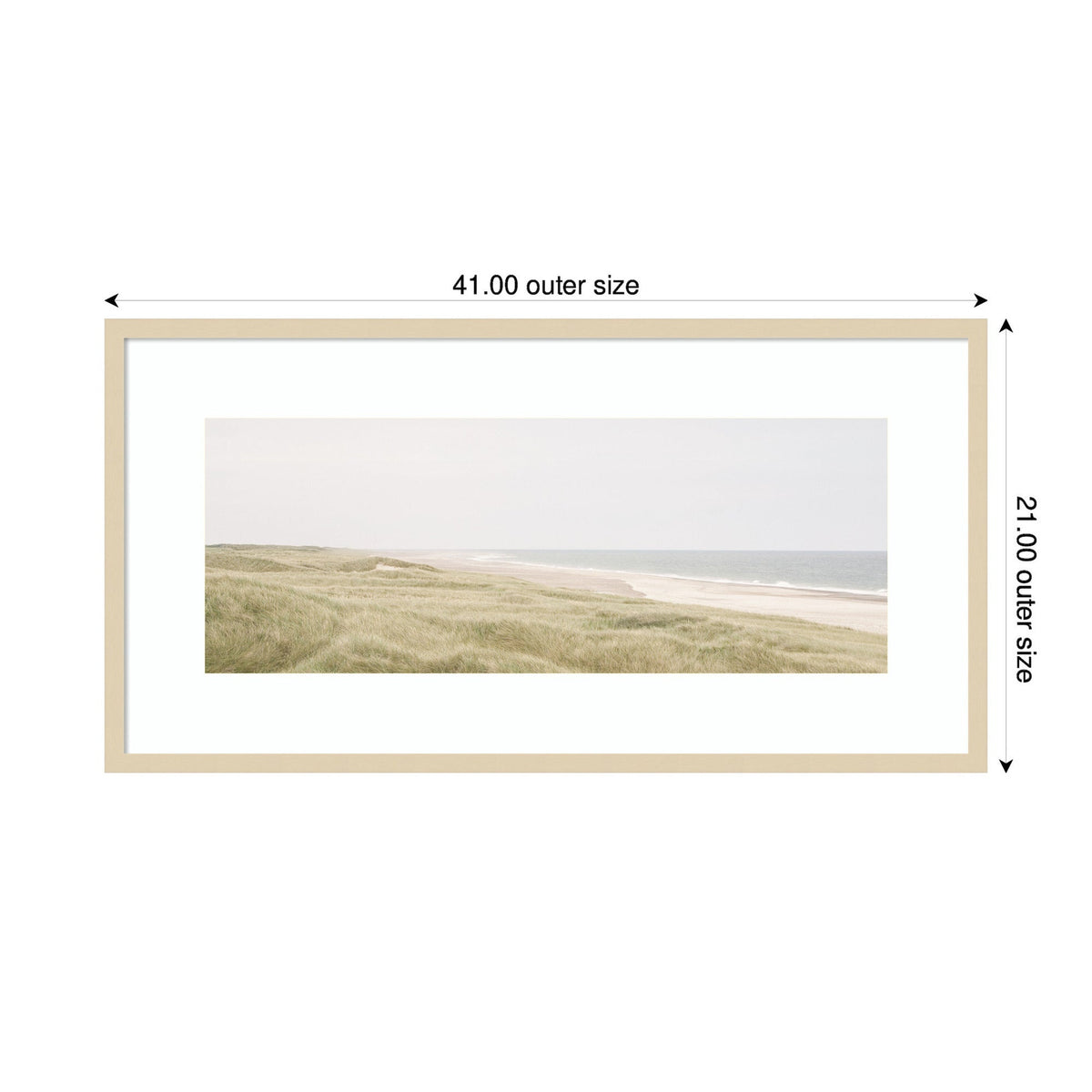 Peaceful and Serene Coastal Landscape by The Creative Bunch Studio Framed Wall Art Print - Quahog Bay Bedding
