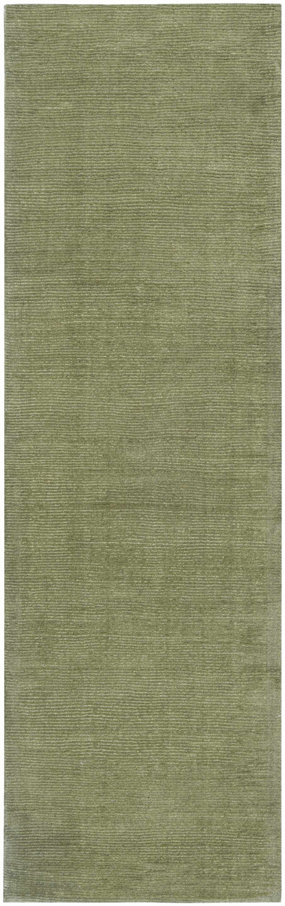 Brockton Solid Sage Green Wool Rug