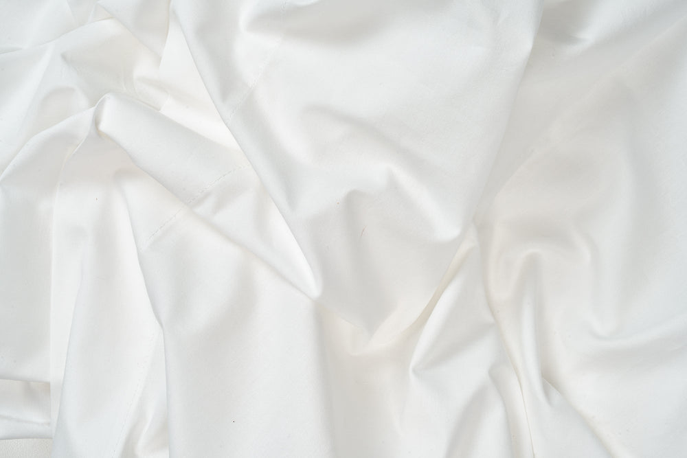Percale Bed Sheet Set - American Made With USA Grown Cotton - Quahog Bay Bedding