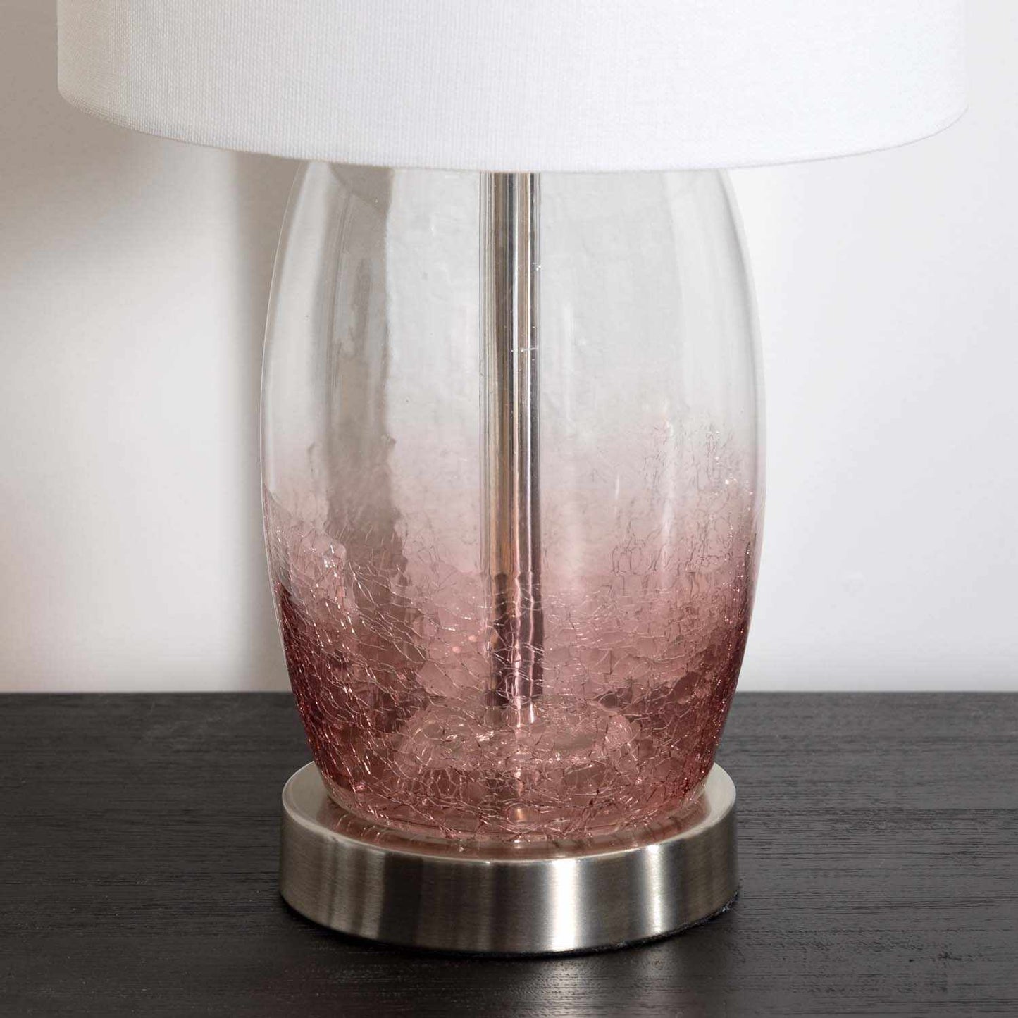 Pertek White Glass Table Lamp - Quahog Bay Bedding