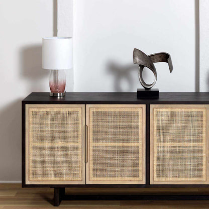 Pertek White Glass Table Lamp - Quahog Bay Bedding