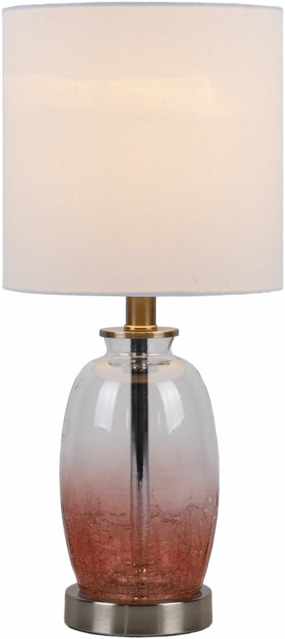 Pertek White Glass Table Lamp - Quahog Bay Bedding