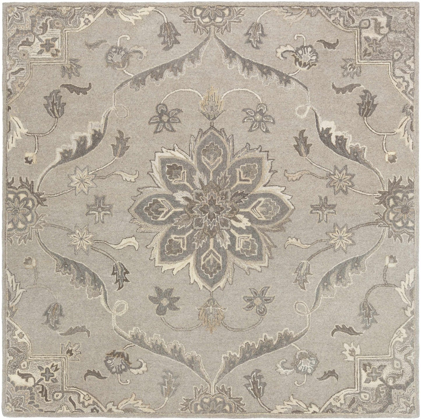 Peterstown Beige Wool Rug - Quahog Bay Bedding