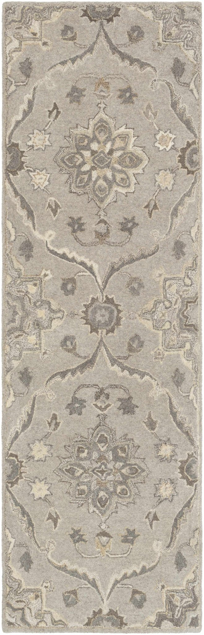 Peterstown Beige Wool Rug - Quahog Bay Bedding