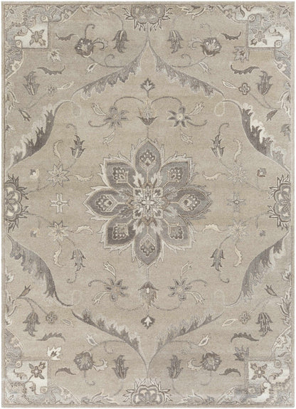 Peterstown Beige Wool Rug - Quahog Bay Bedding