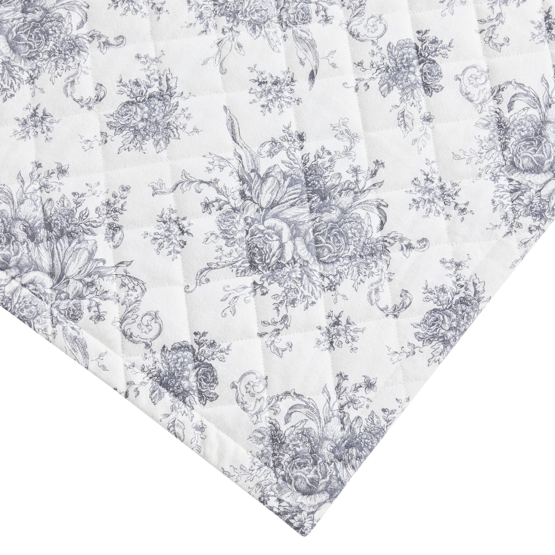 Petit Toile Cotton Flannel Quilt Set - Quahog Bay Bedding