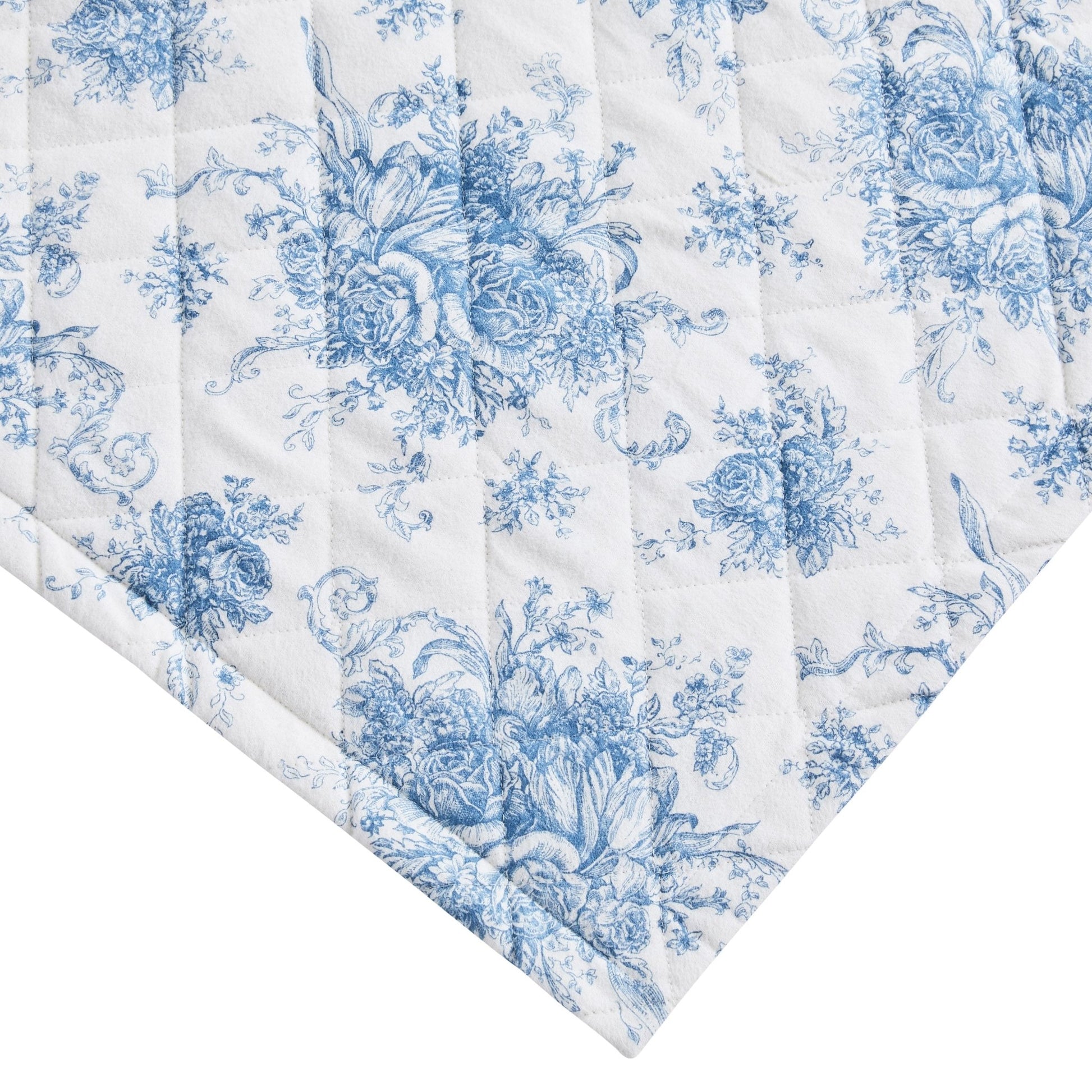Petit Toile Cotton Flannel Quilt Set - Quahog Bay Bedding