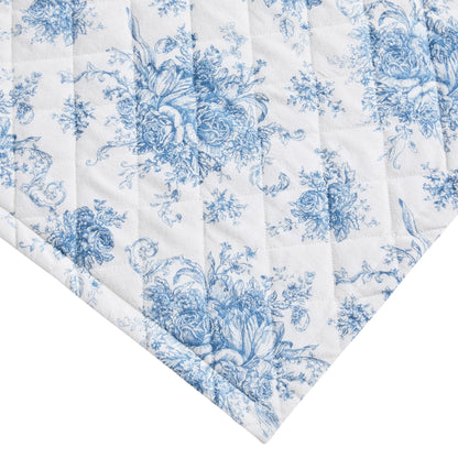 Petit Toile Cotton Flannel Quilt Set - Quahog Bay Bedding
