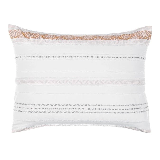 Pickford 100% Cotton Duvet Cover Set - Coastal Bedding Sets - Blush - Quahog Bay Bedding