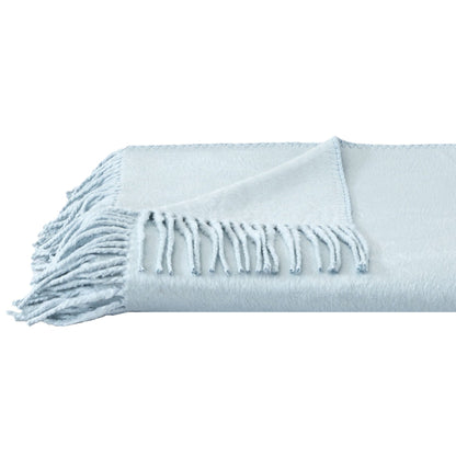 Plaza Silk Throw with Fringe - Quahog Bay Bedding