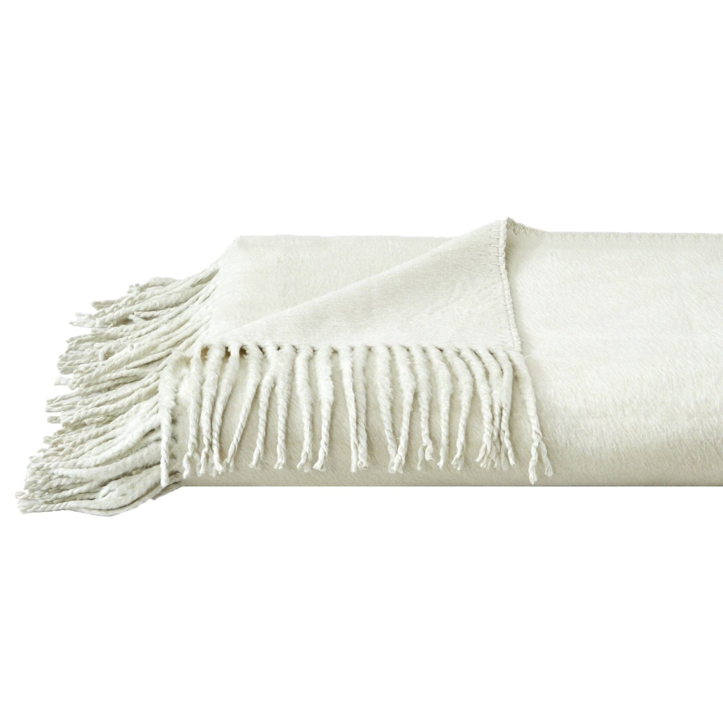 Plaza Silk Throw with Fringe - Quahog Bay Bedding