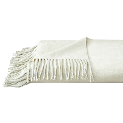 Plaza Silk Throw with Fringe - Quahog Bay Bedding