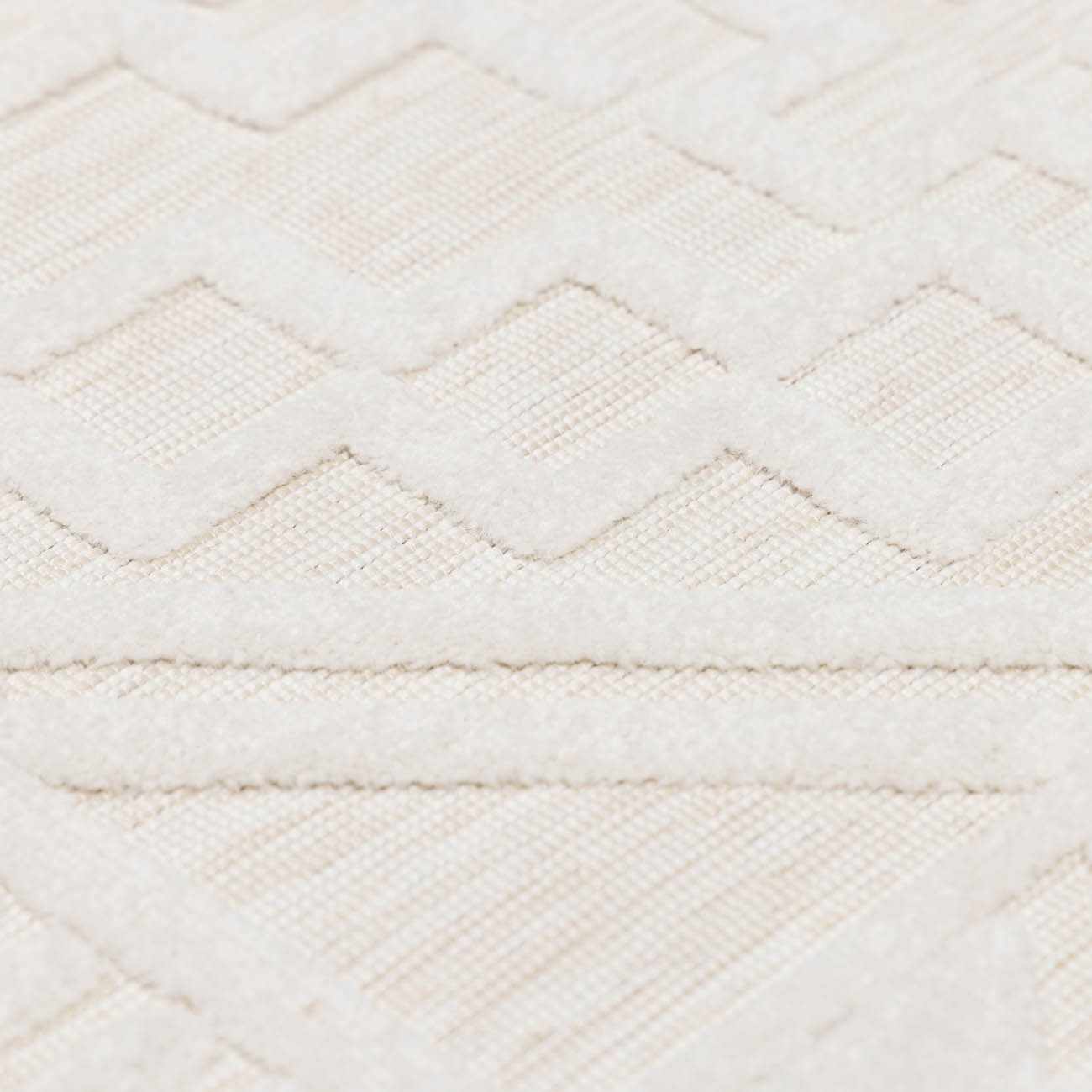 Plumtree 3D White Outdoor Rug - Quahog Bay Bedding
