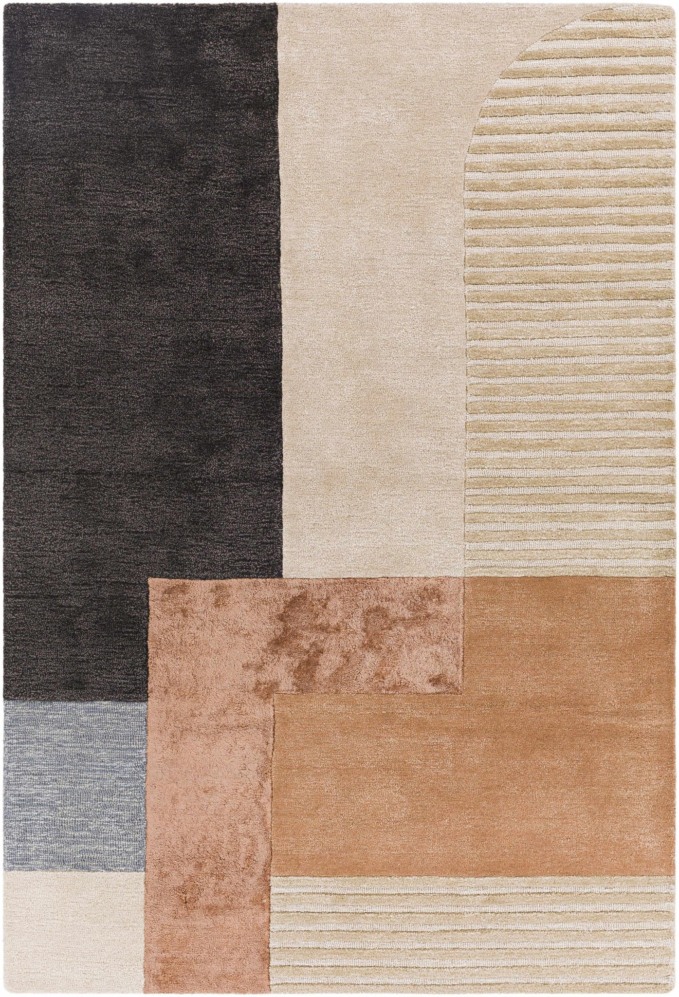 Pofadder Viscose&Wool Patchwork Rug - Quahog Bay Bedding