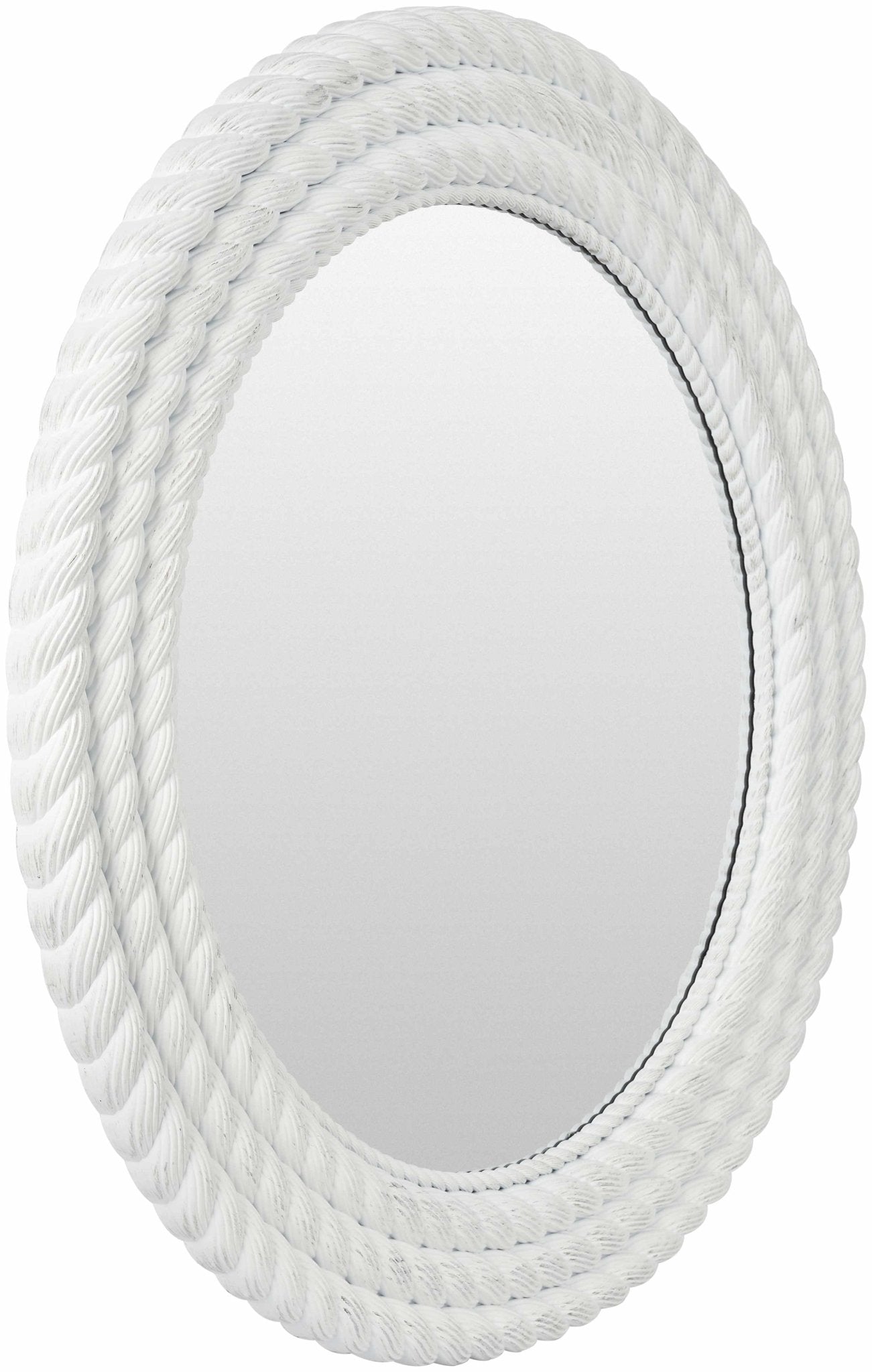 Polverigi Round White Mirror - Quahog Bay Bedding