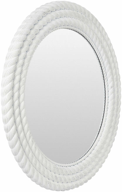 Polverigi Round White Mirror - Quahog Bay Bedding