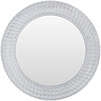 Polverigi Round White Mirror - Quahog Bay Bedding
