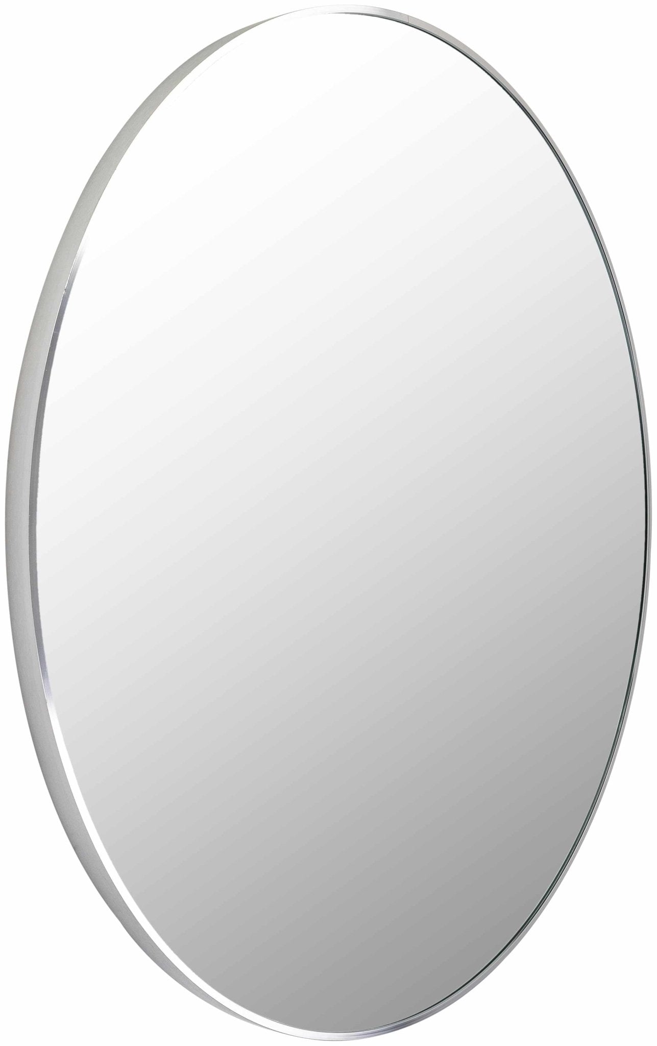 Pontalina Round Silver Gray Mirror - Quahog Bay Bedding