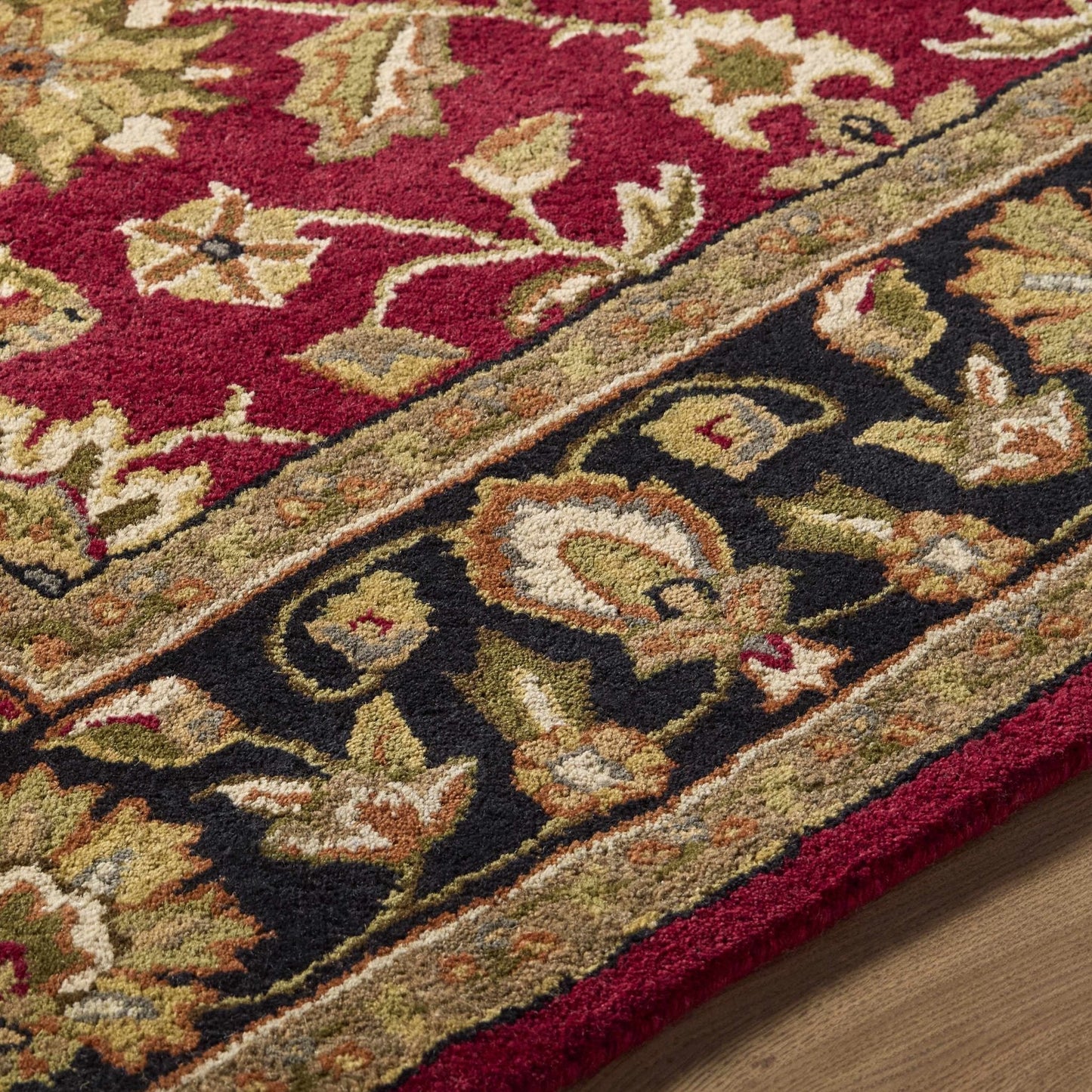 Porthcawl Wool Area Rug - Quahog Bay Bedding