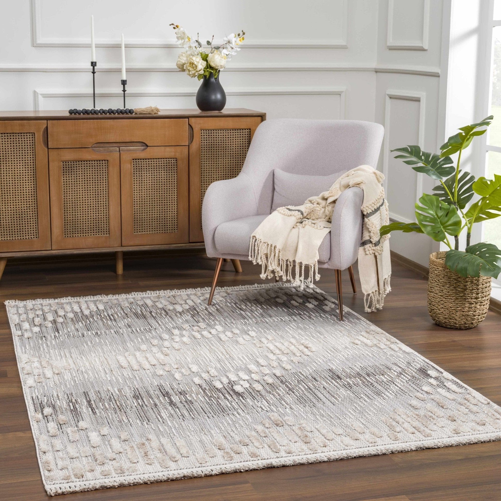 Poydras High - Low Rustic Rug - Quahog Bay Bedding