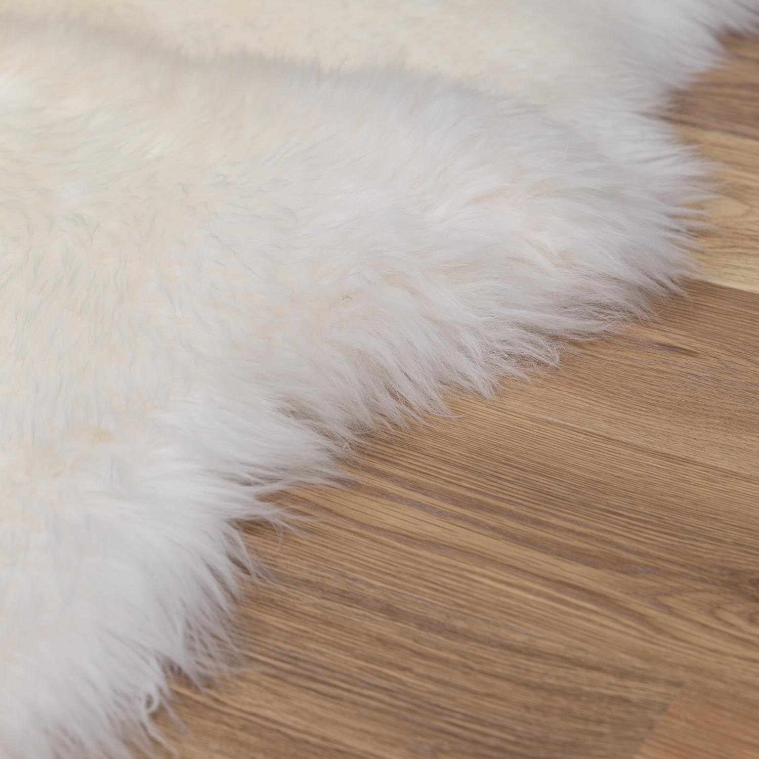 Premium White Soft Sheepskin Rug - Quahog Bay Bedding