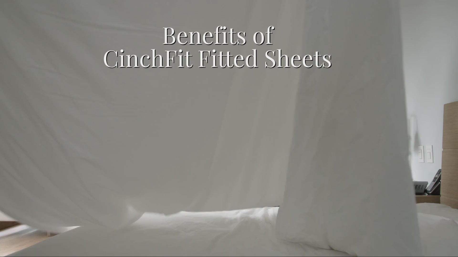 Split Top King Sheets Cotton Blend CinchFit Split Top Sheets
